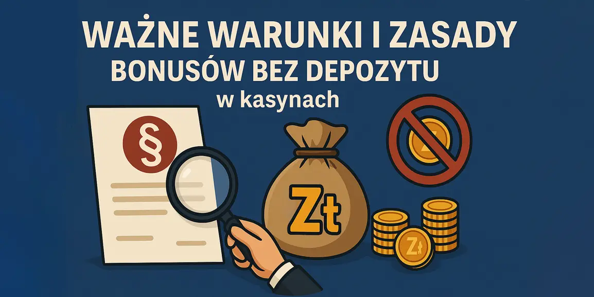 Ważne warunki i zasady bonusów bez depozytu w kasynach